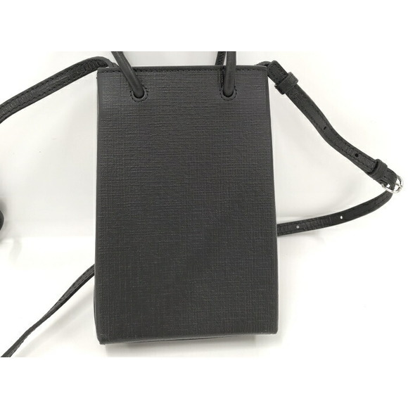 Balenciaga Bag Black Phone 2way Shopping Holder Shoulder Leather - Picture 1 of 9
